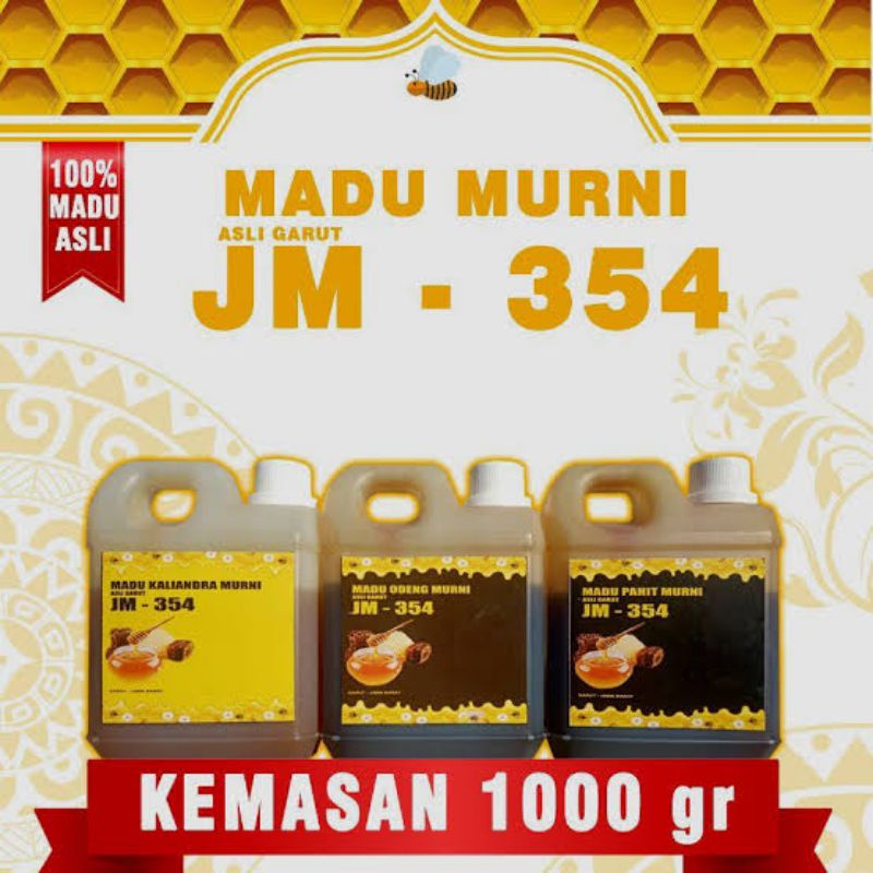 MADU MURNI ASLI GARUT 1000gr | MADU ODENG | MADU KALIANDRA | MADU PAHIT