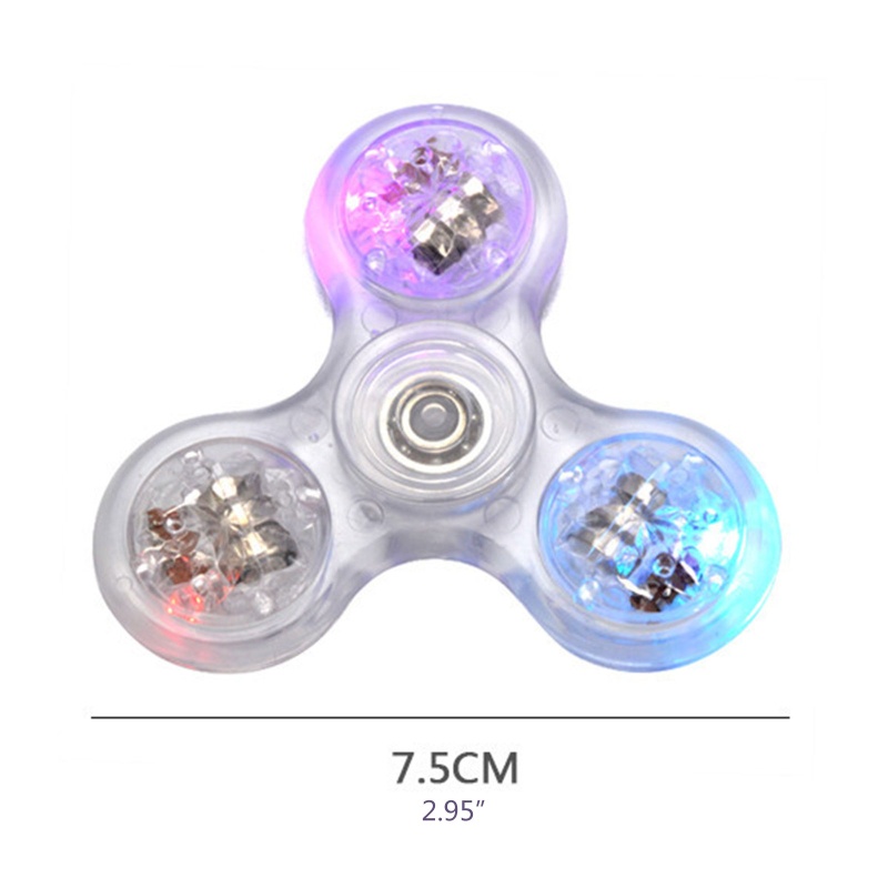 Mary 3 ''Sensory Fidget Spinning Tops Dengan Lampu Kedip Warna-Warni Dewasa Mainan Anak