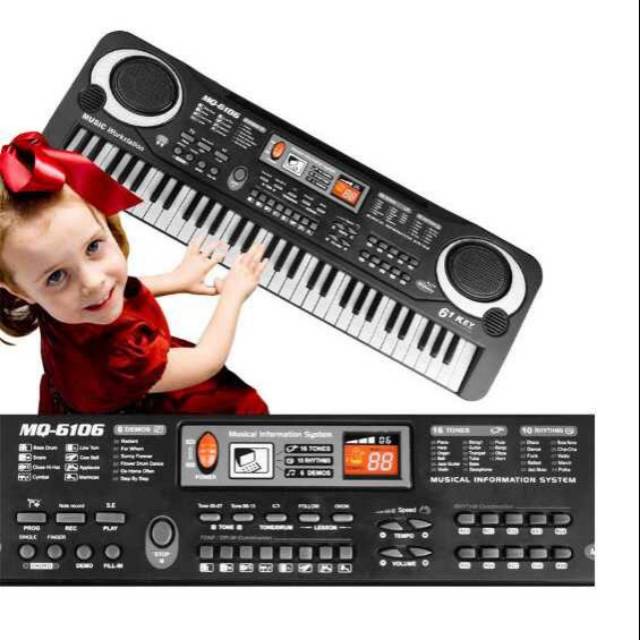 Digital Electronic Keyboard 61 Keys - MQ-6106