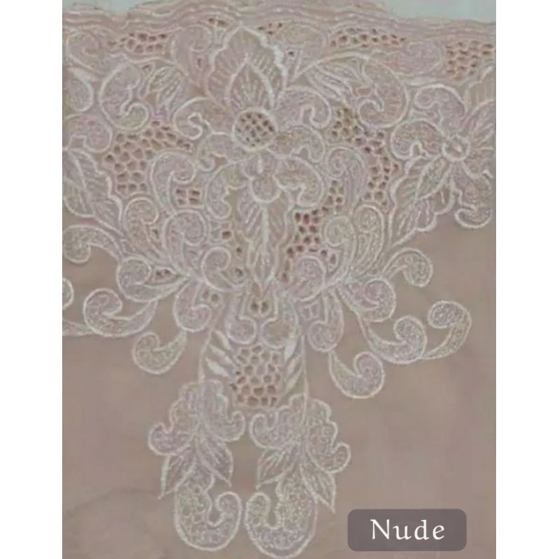 KERUDUNG YENNI WAHID//HIJAB INSTANT HOODIE.(REAL PICT)-Nude