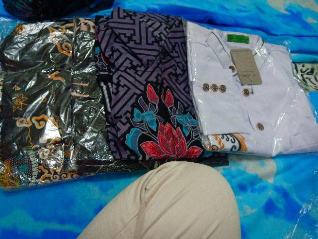 Kemeja Batik Pria Ppbtko7 Modern Lengan Panjang Casual Modis Trendy Masa Kini M L Xl Asli Pekalongan