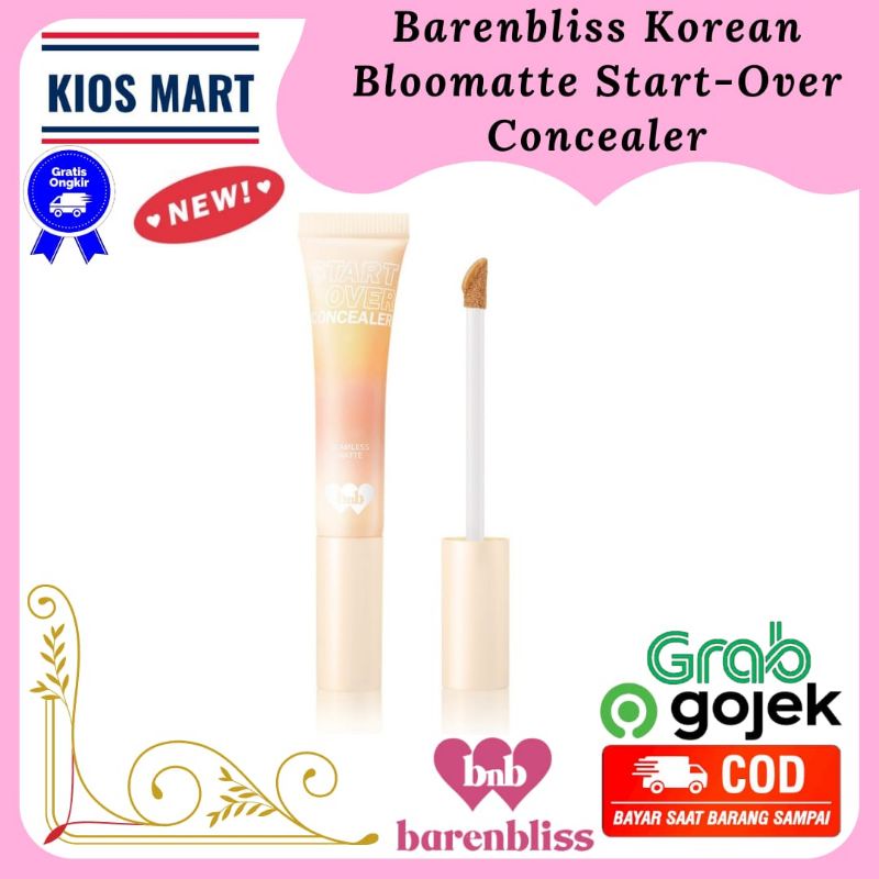 BNB Barenbliss Korean Bloomatte Start-Over Concealer Full Coverage