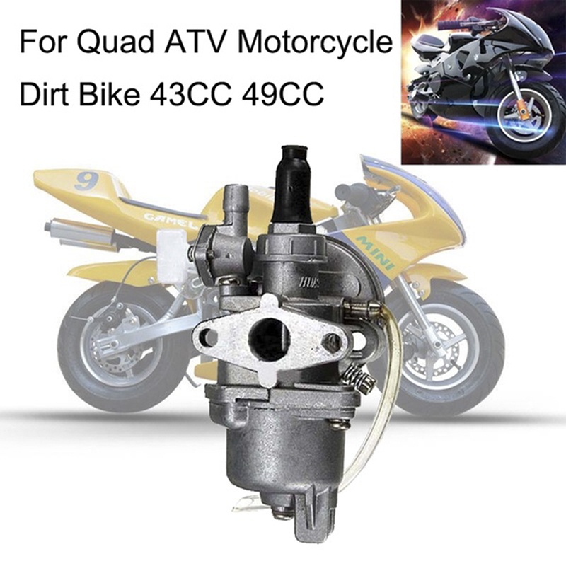 {LUCKID}Carb Carburetor For 47cc 49cc Engine Parts Pocket Dirt Bike Mini Moto ATV Quad