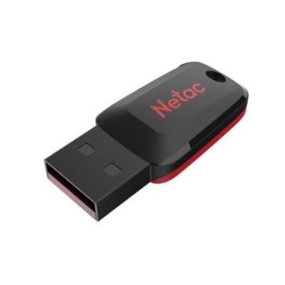 Netac Flashdisk USB 2.0 128GB - NT03U197N-128 - Black