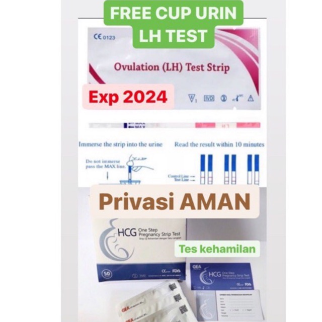 TESTPACK - LH TES MASA SUBUR WANITA - ALAT TES KESUBURAN WANITA - OVULATION TEST- LH TEST OVULASI