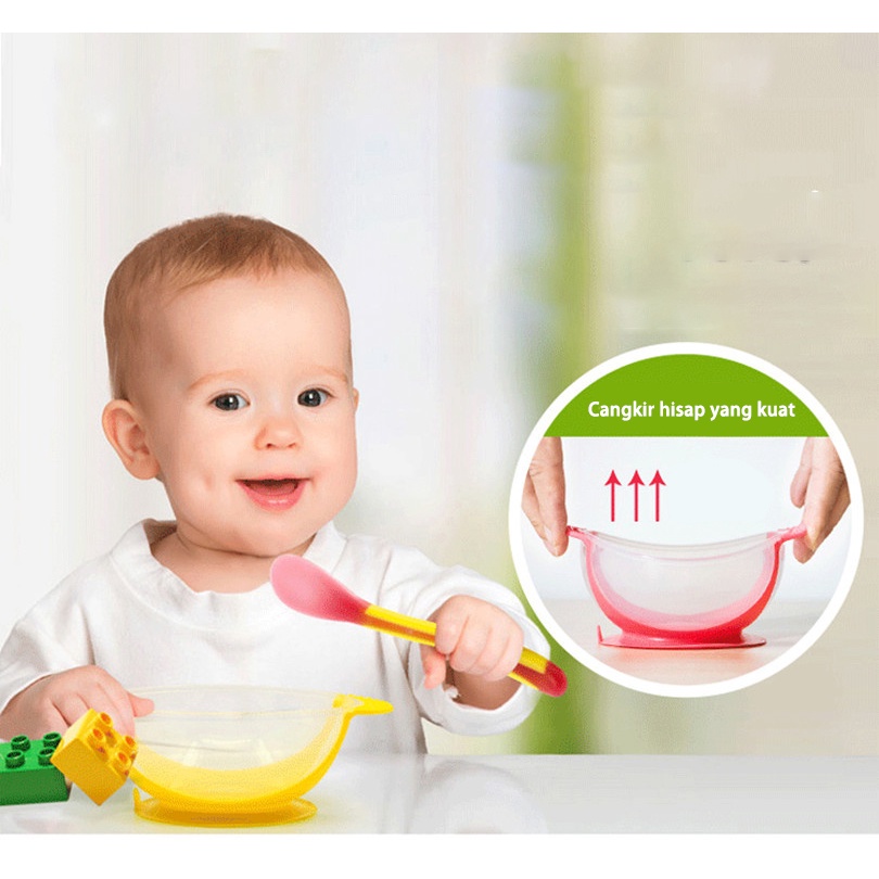 Alat makan bayi/Peralatan makan bayi/Set alat makan bayi/Mangkok bayi (B45)