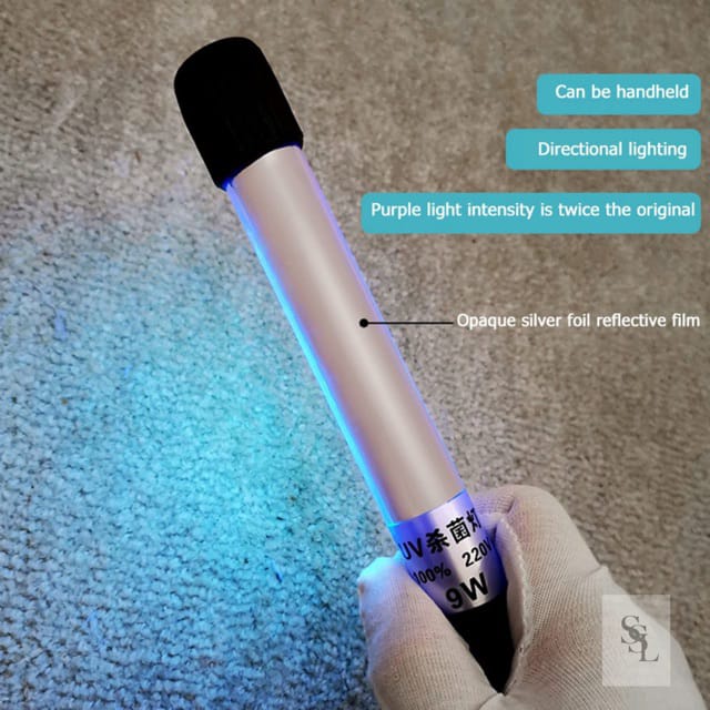LAMPU UTRAVIOLET UV PORTABLE UNTUK STERILISASI BAKTERI