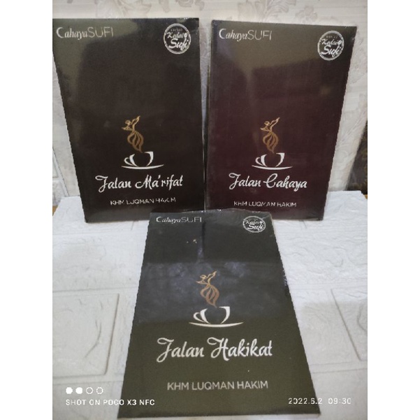 set Buku Best Seller Jalan Ma'rifat Jalan Cahaya Jalan Hakikat KHM Luqman Hakim