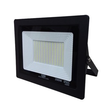 Emico Lampu Sorot Led 200w SNI  200 Watt Flood light Outdoor waterproof Lampu Taman Panggung Lapangan Warna Putih Kuning 200watt SNI