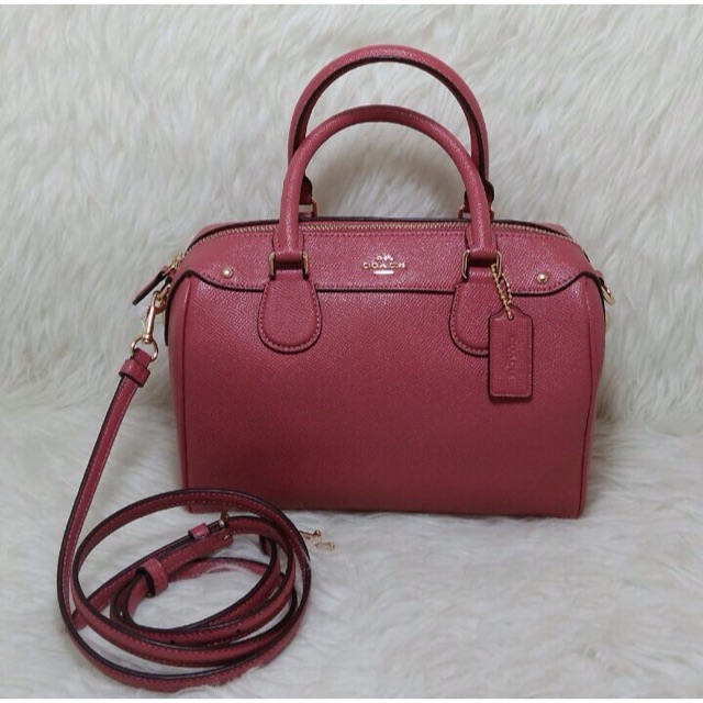 TAS COACH MINI BENNET ROUGE AUTHENTIC 100%