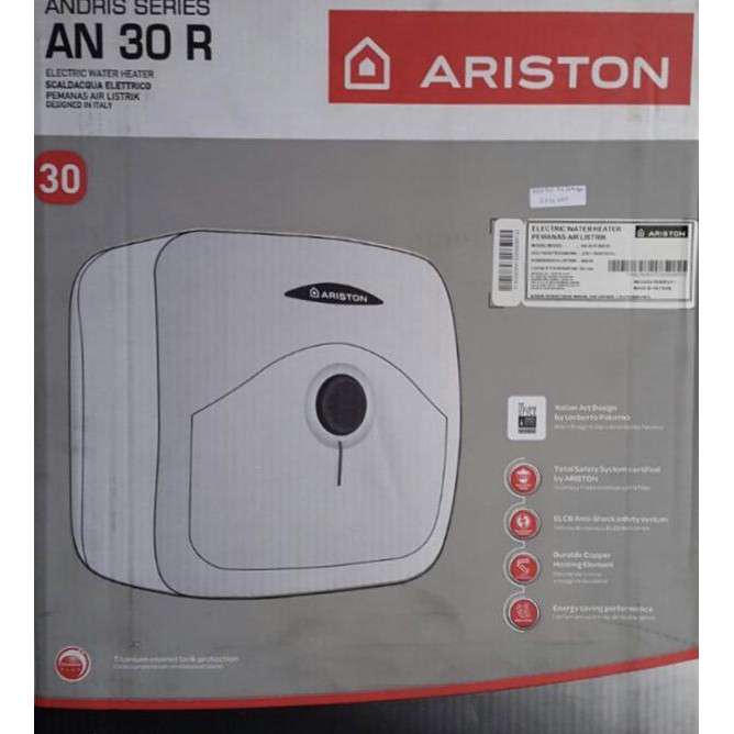 Water Heater Listrik Ariston An 30 R 500 Watt Shopee Indonesia