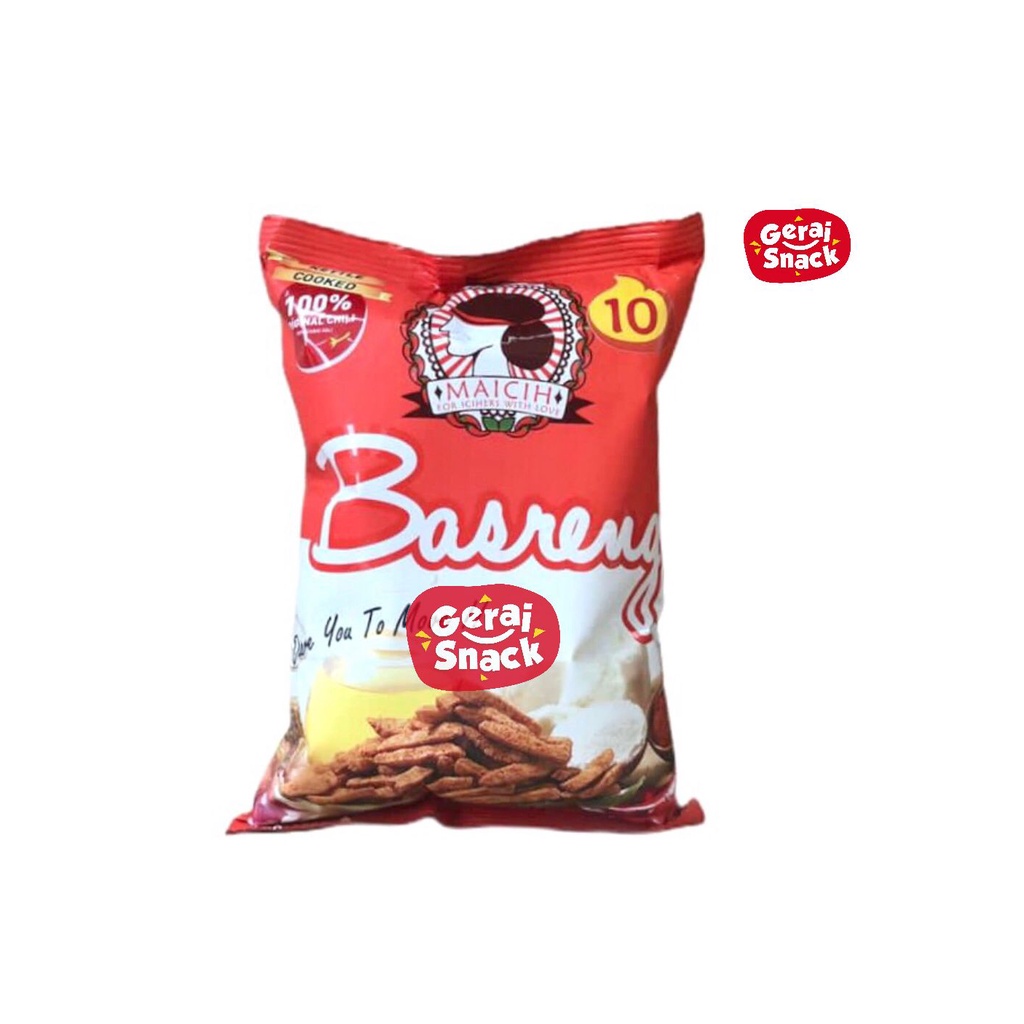 Basreng Maicih AXL Level 10 - Baso Goreng Super Pedas Olahan Ikan Tengiri 100g