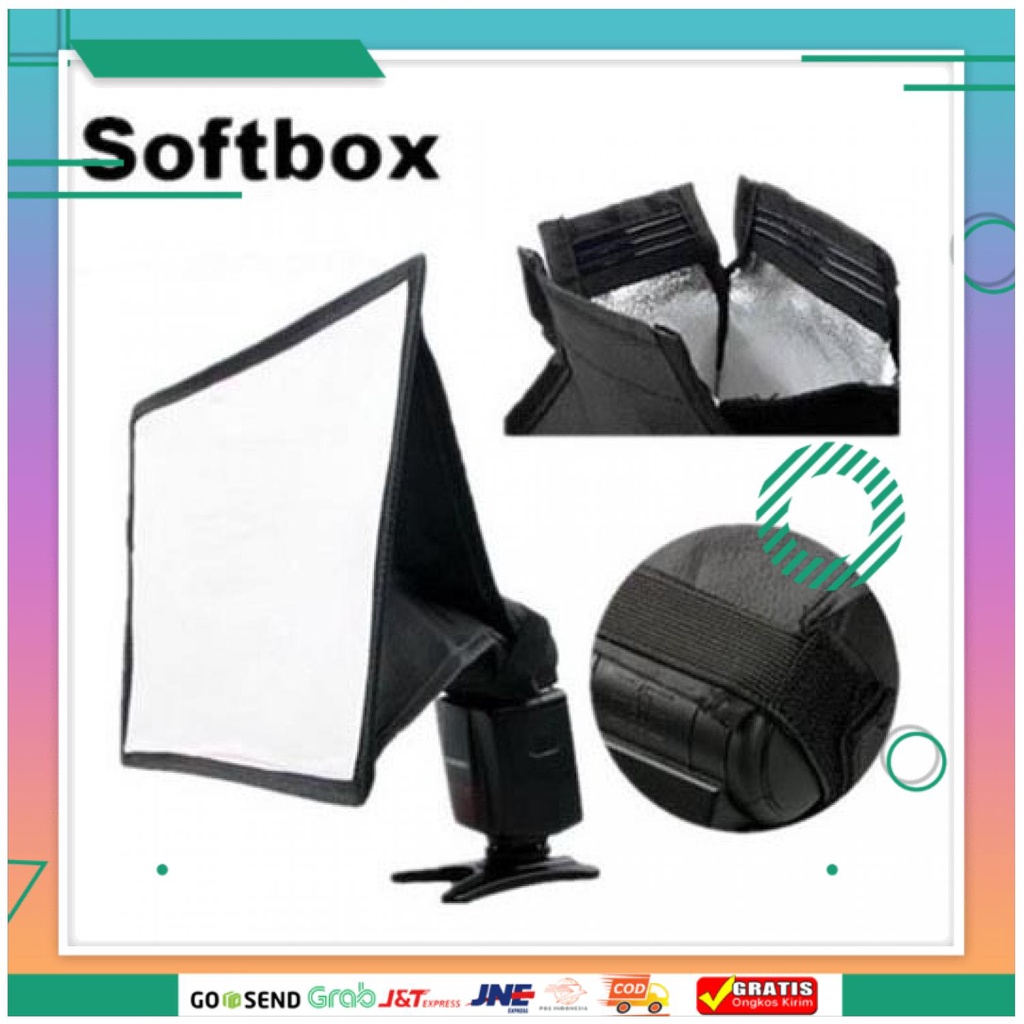 (BISA COD) FTIHSHPStudio Universal Softbox Flash Diffuser Camera DSLR - YC1517