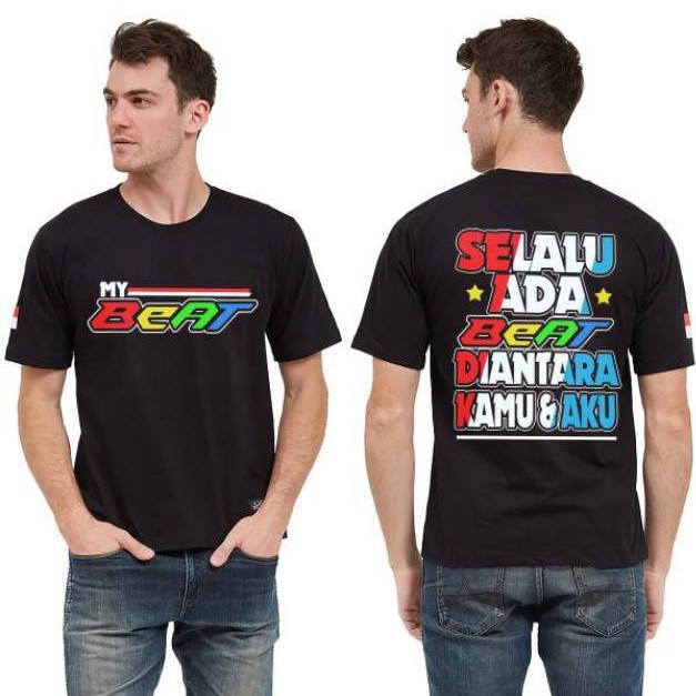 Kaos racing pria honda Beat/baju honda beat/kaos honda beat terbaru
