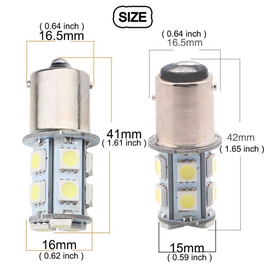 LAMPU STOP STOPLAMP 13 LED MOTOR UNIVERSAL VINYX S25 STROBO KAKI 2