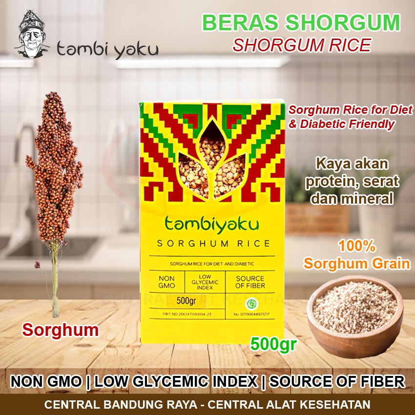 

TAMBIYAKU Sorghum Rice | Beras Sorghum untuk Diet & Diabetes | 500gr