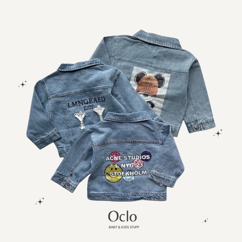 Jacket Jeans Unisex Anak