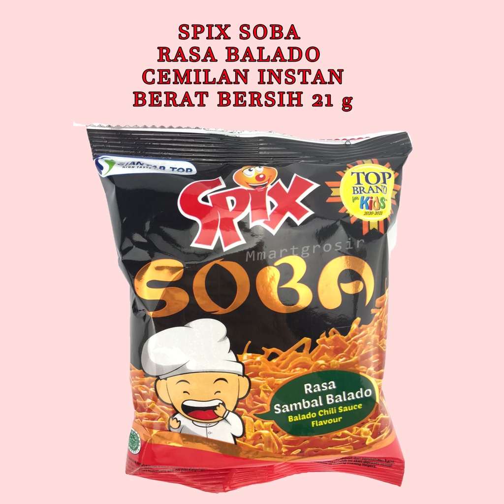 SPIX SOBA RASA BALADO 21g / CEMILAN INSTAN