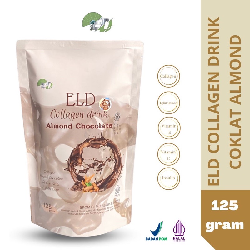 Eld Collagen Drink Coklat Almond