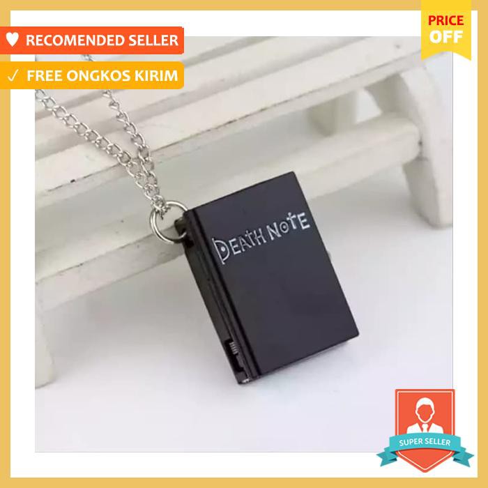 Halloween Death Note Kalung Jam Watch Necklace Aksesoris Anime