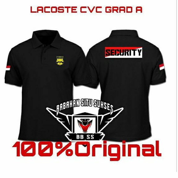 KAOS KERAH SECURITY POLO SHIRT SECURITY BAJU SECURITY