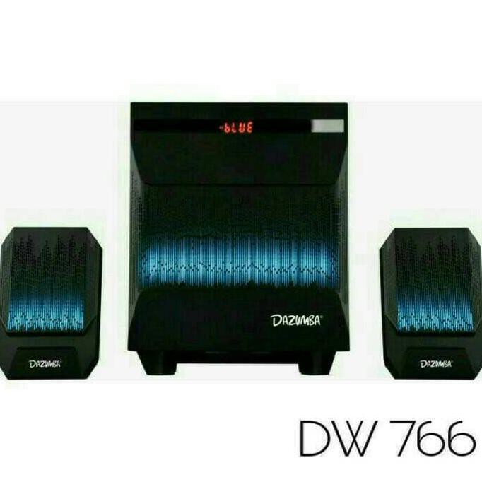Super Sale Speaker Aktif LED Dazumba DW766 - Bluetooth, USB, SD, Aux In Ready Stock