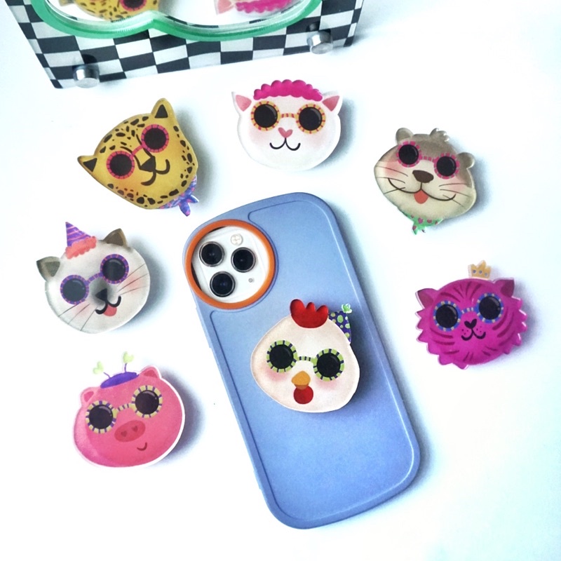 Cute Pets Club Popsocket by Yeele