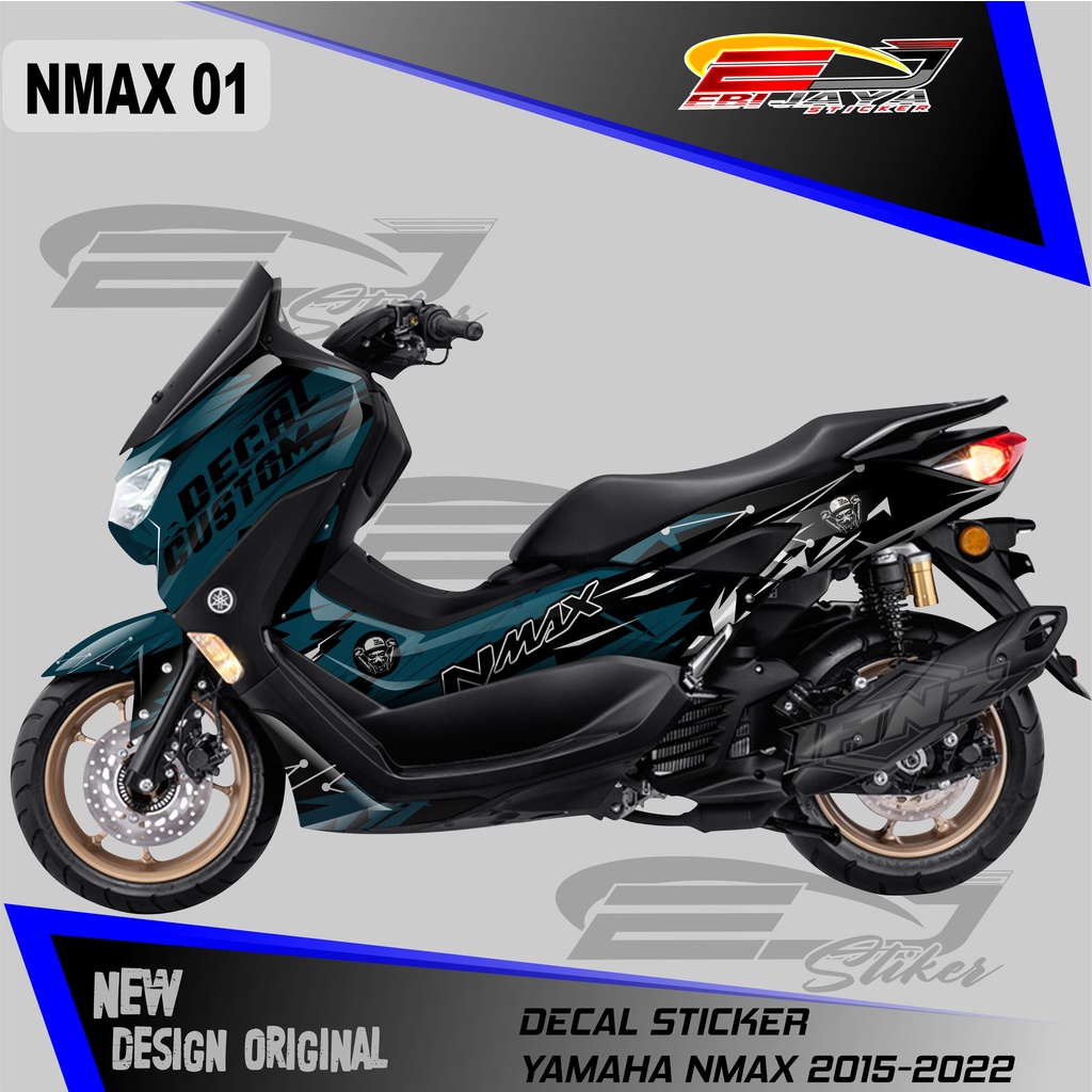 DECAL STIKER NMAX NEW NMAX , DECAL MOTOR NEW NMAX , DECAL YAMAHA N MAX , STIKER VARIASI NMAX MEARH ,
