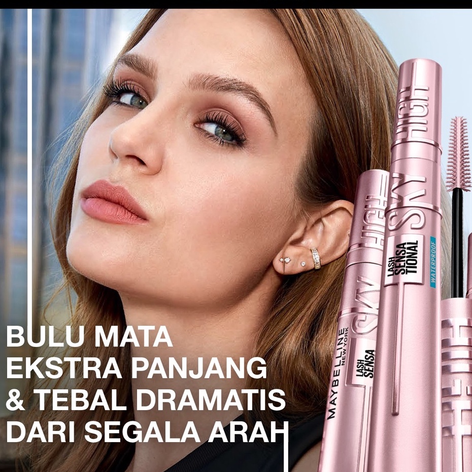 ⭐️ Beauty Expert ⭐️Maybelline Sky High Waterproof Mascara - Maskara Makeup