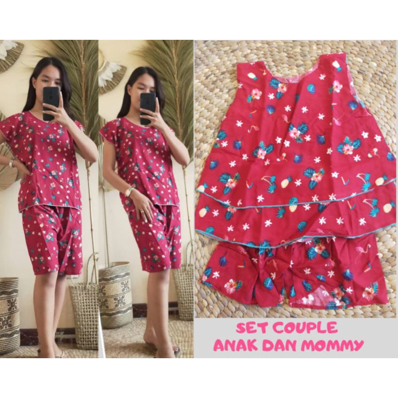 Baju Tidur Couple Ibu & Anak