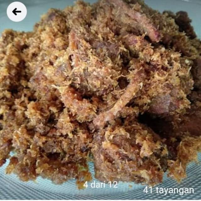 

250 gram Dendeng Sapi + Srundeng (Dendeng ragi)