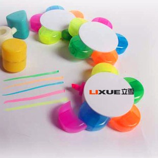 

Pulpen Marker / Highlighter 5-Warna Bentuk Bunga