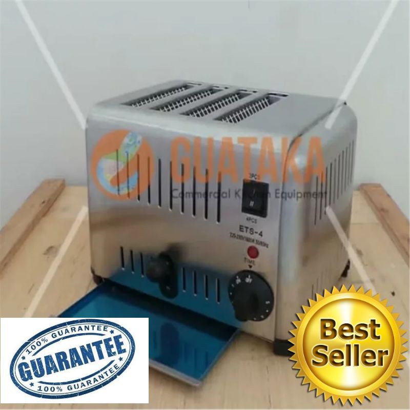 PROMO PEMANGGANG ROTI ELECTRIC TOASTER 4 SLOT GUATAKA GTK110014-GARANSI RESMI