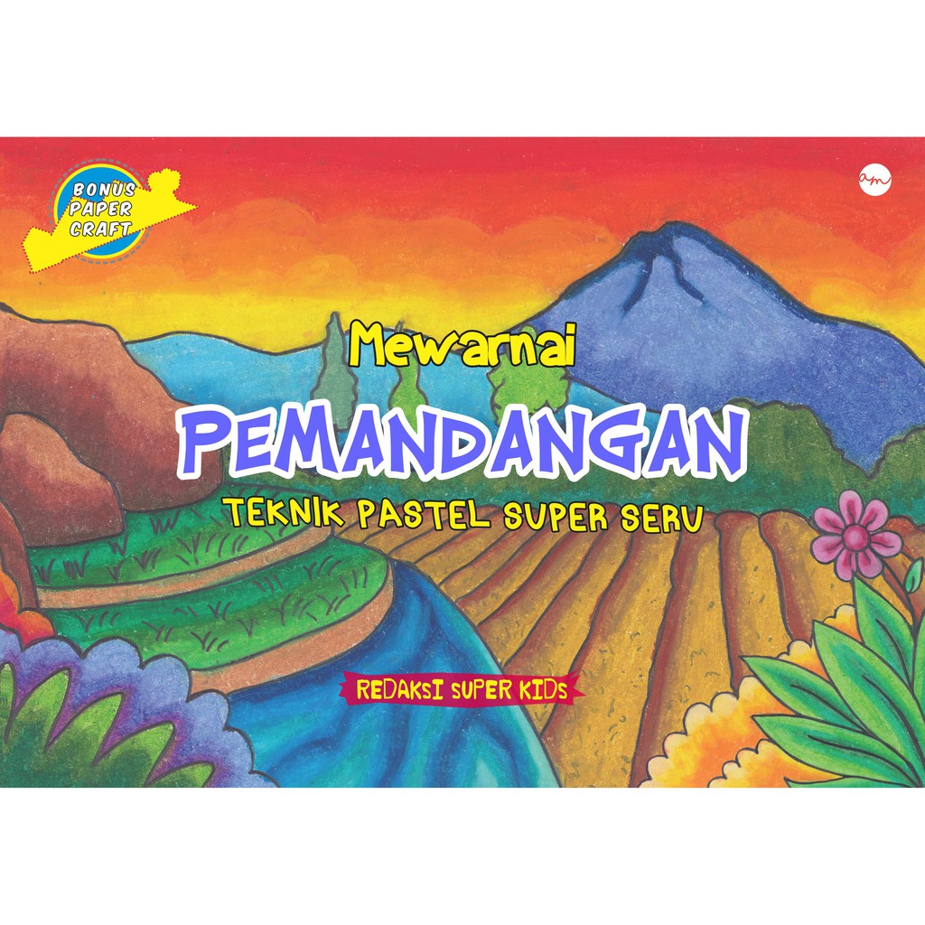 Mewarnai Pemandangan Teknik Pastel Super Seru Shopee Indonesia