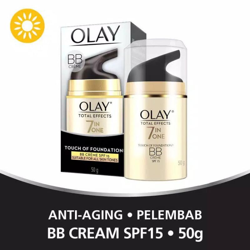 OLAY Total Effects 7 in 1 Anti Aging Pelembab Night / Day Cream SPF15 50g