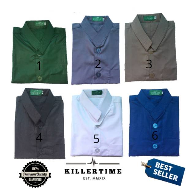 Baju Muslim Koko Oemar ammu Koko Haibah Takwa Pria