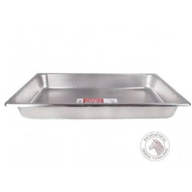Zebra Food Pan 32 Cm (s) (141132) / Nampan Baki Persegi Pendek

Bahan
Stainless Steel