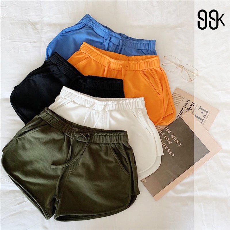 Korean Sports Hot Pants Celana Pendek Wanita 1274 (S-XL)