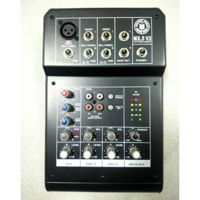 ORIGINAL MIXER AUDIO TOPP PRO MX 6.2 FX V2 USA