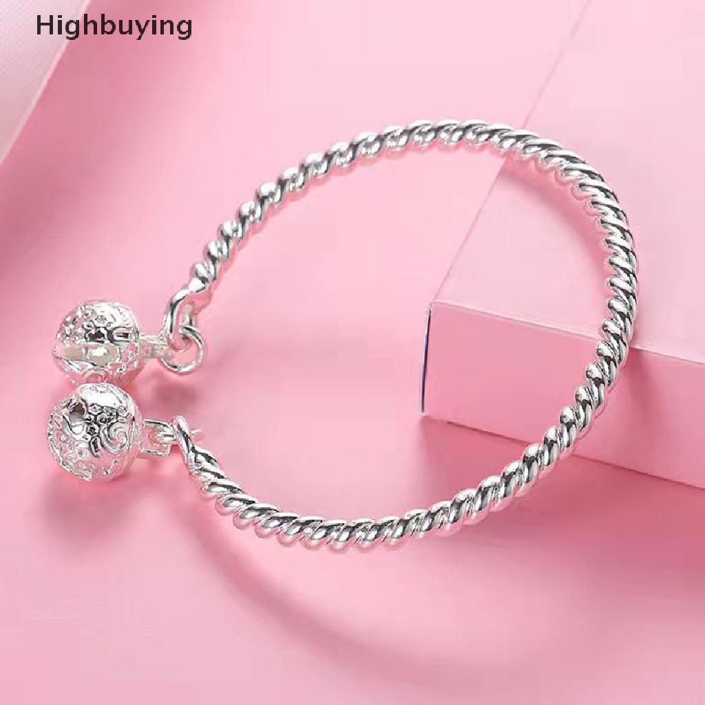 Hbid Gelang Tangan Lapis Silver Adjustable Untuk Wanita Glory