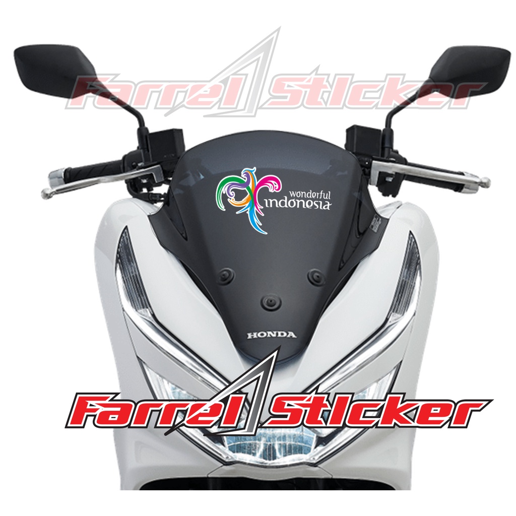 stiker sticker WONDERFUL INDONESIA 20 X 11