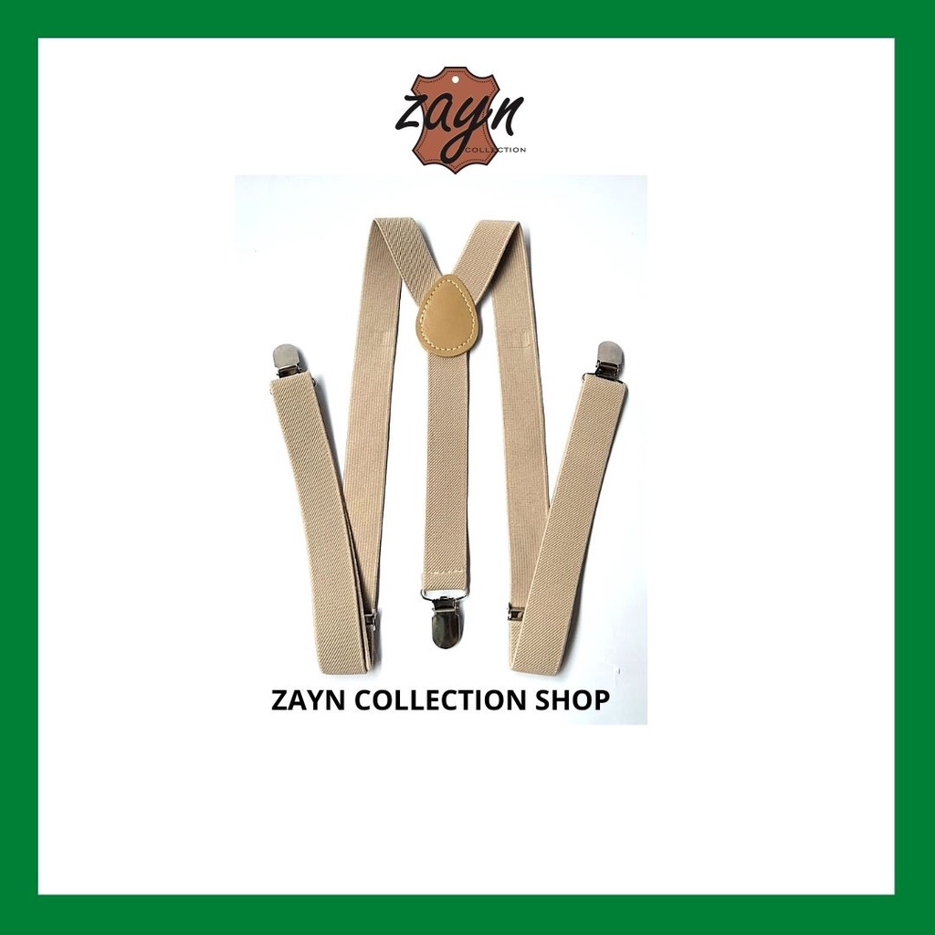 Suspender Pria Dewasa Bretel Tali Kodok Import Gesper Model Jojon Karet Elastis Sabuk Suspenders Fit To XXL