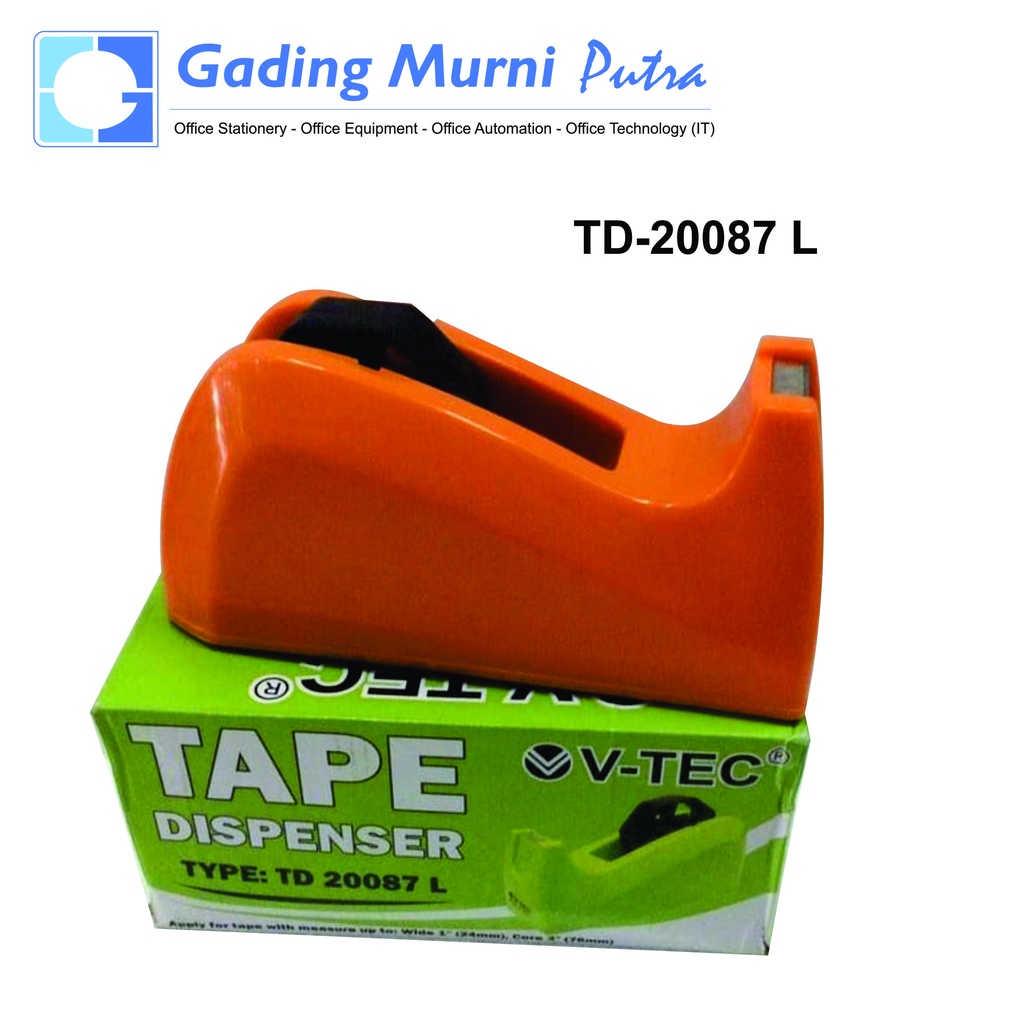 

Dispenser Tape / Tempat Lakban Isolasi Ukuran Sedang Vtec TD 20087 L