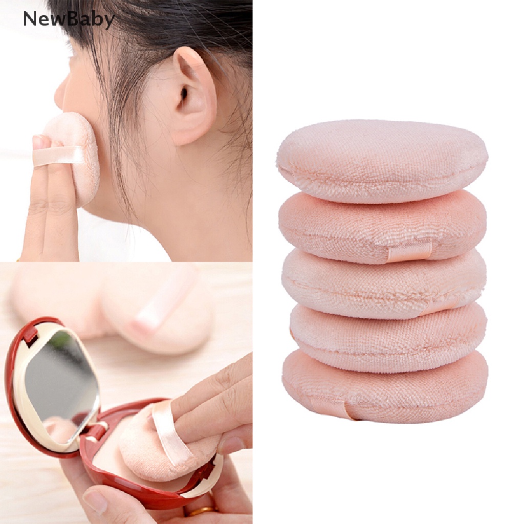 NewBaby 5Pcs Facial Beauty Sponge Powder Puff Pads Face Foundation Makeup Cosmetic Tool ID