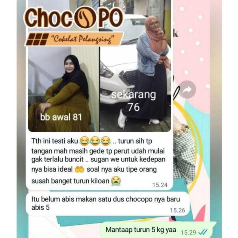 CHOCOPO COKLAT PELANGSING VIRAL / PELANGSING BADAN / MENURUNKAN BERAT BADAN /Coklat diet