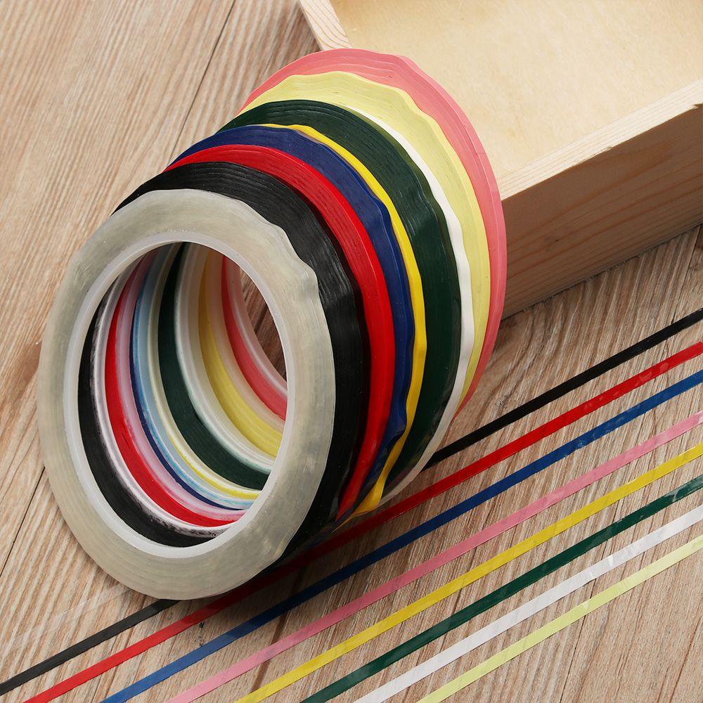Top 1pcs Tape Posisi Desktop Perekat Multicolor Perlengkapan Kantor Isolasi Tahan Air Ada Jejak Papan Tulis Garis Peringatan