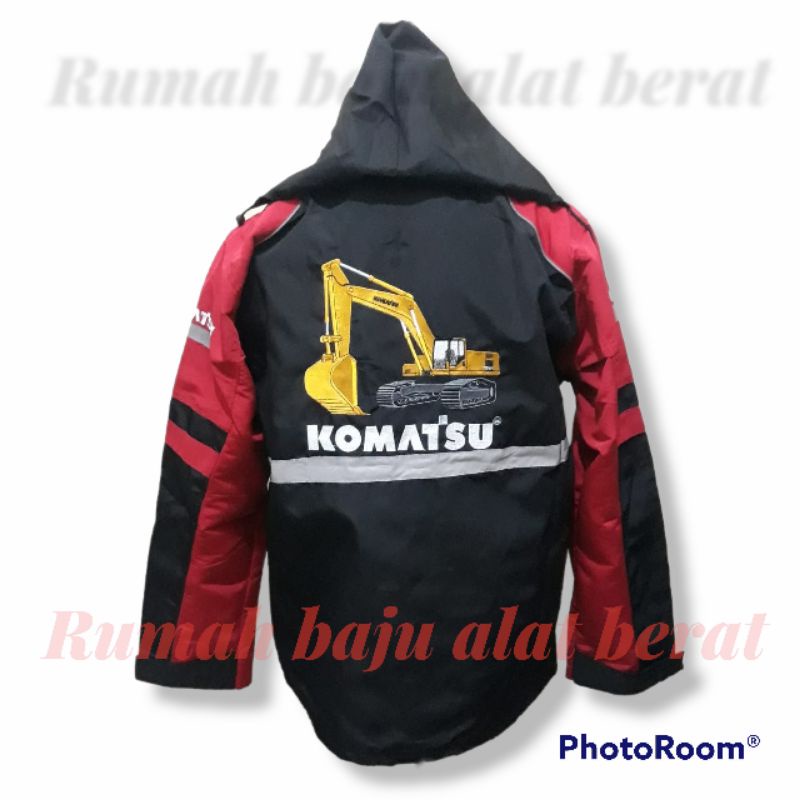 Jaket komatsu excavator / jaket alat berat