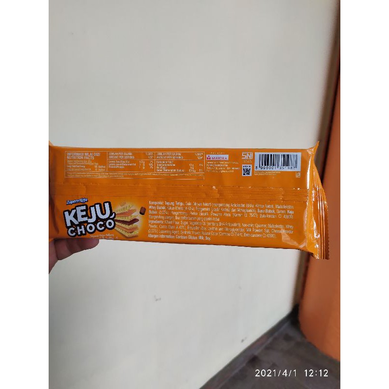 ZupperKeju Keju Choco Coklat Keju 130gr