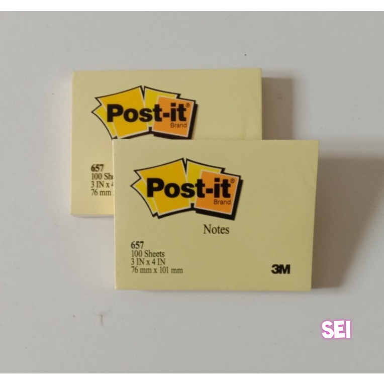 

POST IT 3M 657 STICKY NOTE - KUNING