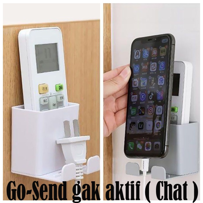 Tempat HP Remote Tv Gantung Dinding Wall Holder Wadah Hand Phone Cas Premium Berkwalitas Murah